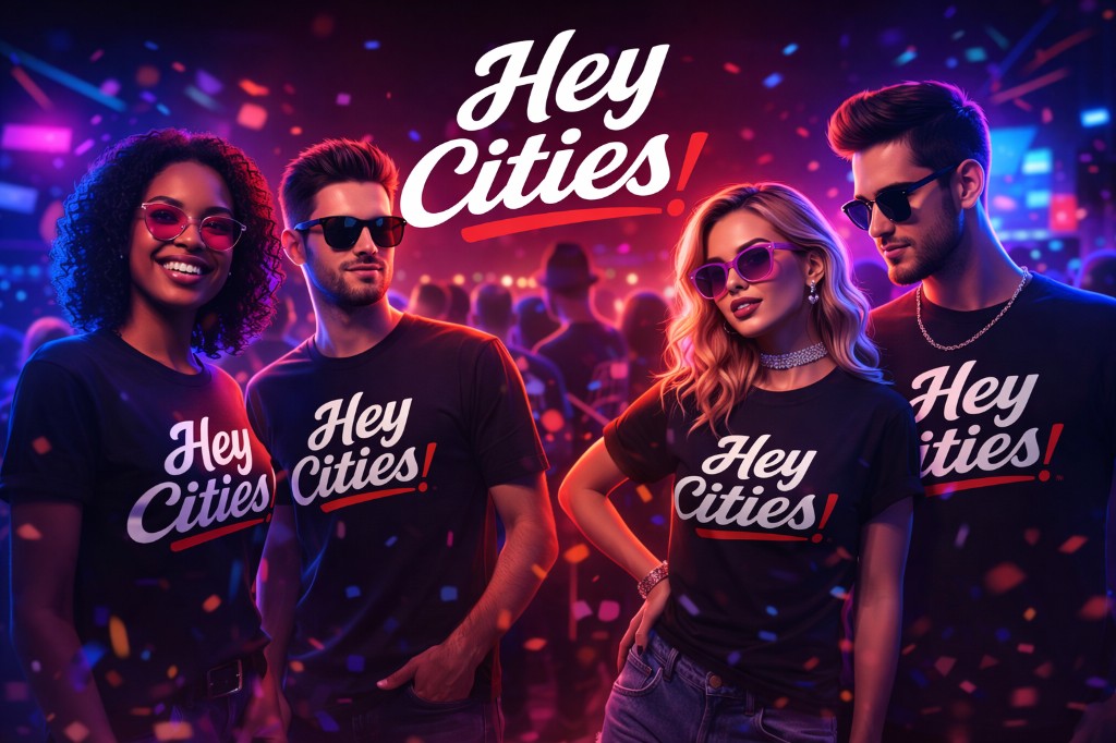 Hey Cities! community at an event